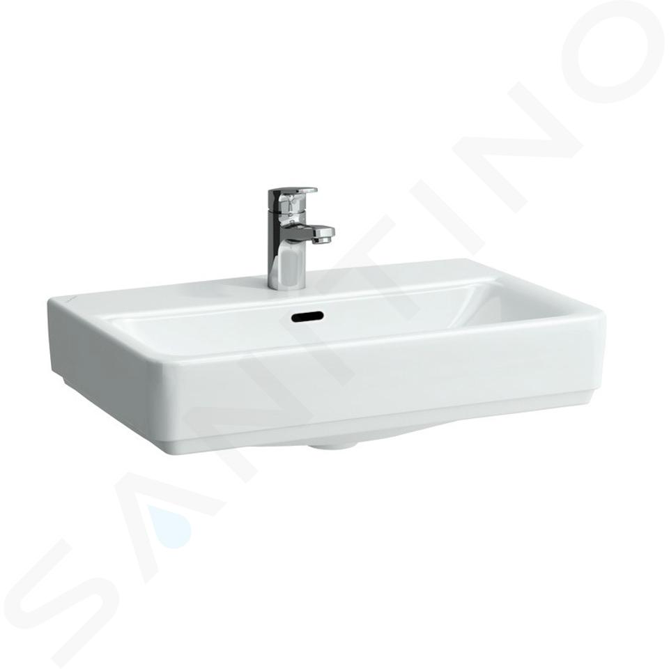 Laufen Pro S - Umývadlo Compact, 550 mm x 380 mm, 1 otvor na batériu, biela H8179580001041