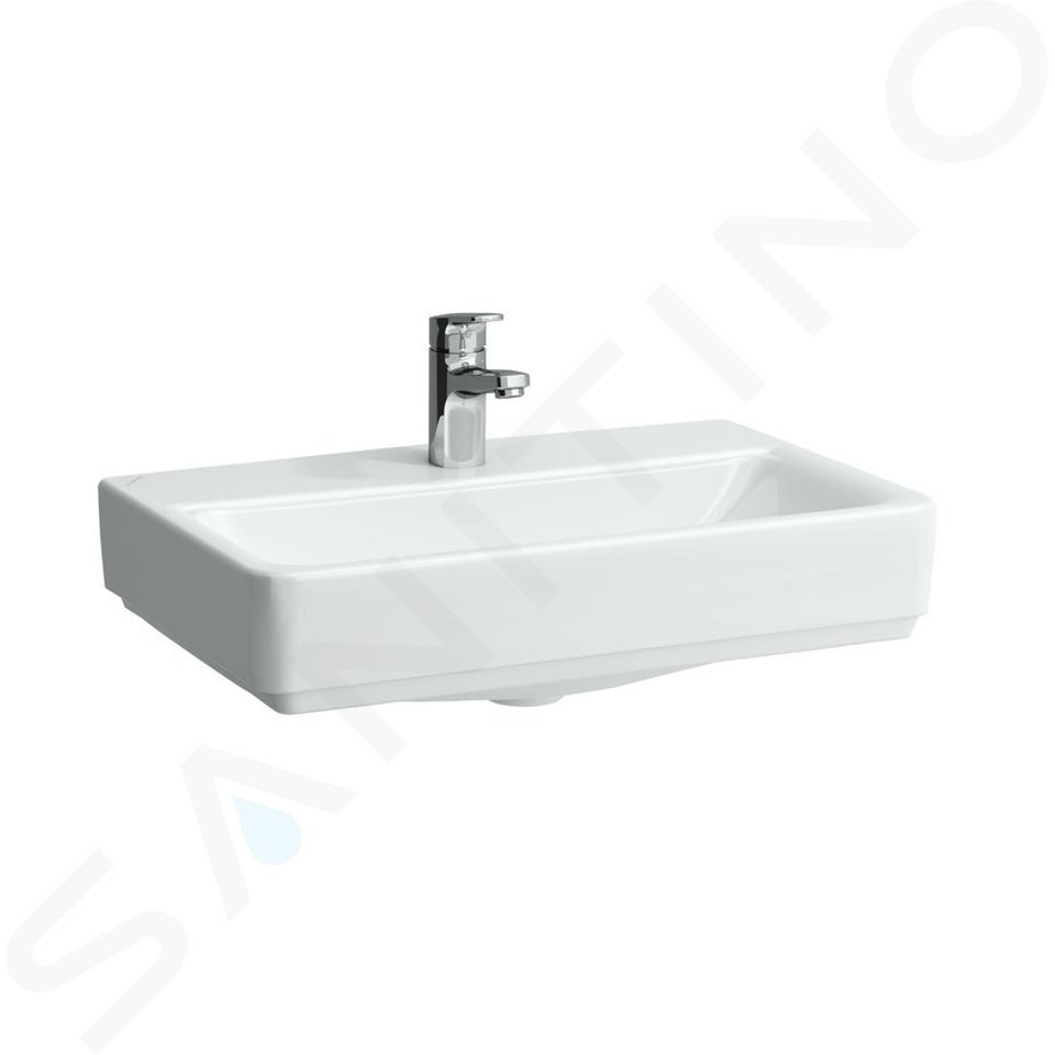 Laufen Pro S - Umywalka kompaktowa 550x380 mm, 1 otwór na baterię, bez przelewu, biała H8179580001561