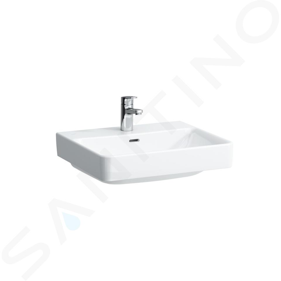 Laufen Pro S - Umywalka 55x47 cm, 1 otwór na baterię, biała H8109620001041