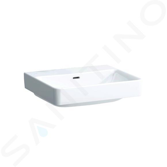 Laufen Pro S - Lavabo, 55x47 cm, sans trou pour robinetterie, blanc H8109620001091