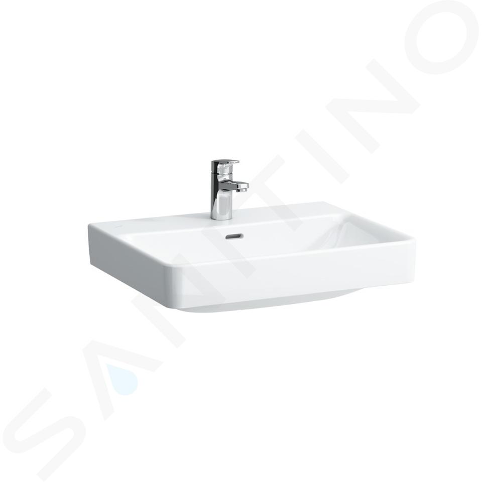 Laufen Pro S - Lavabo, 600x465 mm, 1 orificio para la grifería, blanco H8109630001041