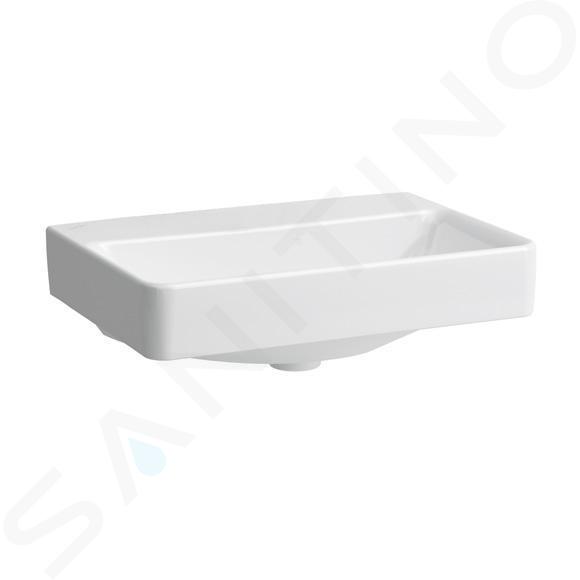 Laufen Pro S - Lavabo Compact, 55x38 cm, sans trou pour robinetterie, sans trop-plein, blanc H8189580001421