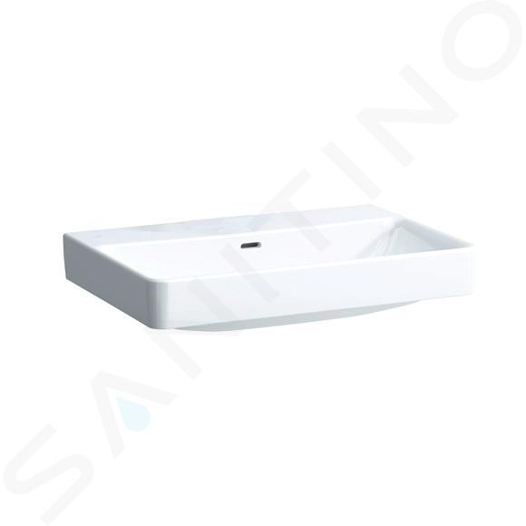 Laufen Pro S - Lavabo, 700x465 mm, senza foro per rubinetto, bianco H8109670001091