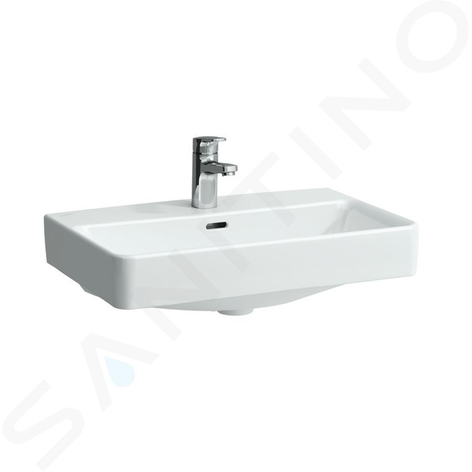 Laufen Pro S - Waschbecken Compact, 60x38 cm, 1 Hahnloch, weiß H8189590001041