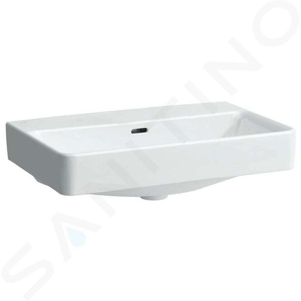 Laufen Pro S - Waschtisch Compact, 60x38 cm, ohne Hahnloch, mit LCC, weiß H8189594001091