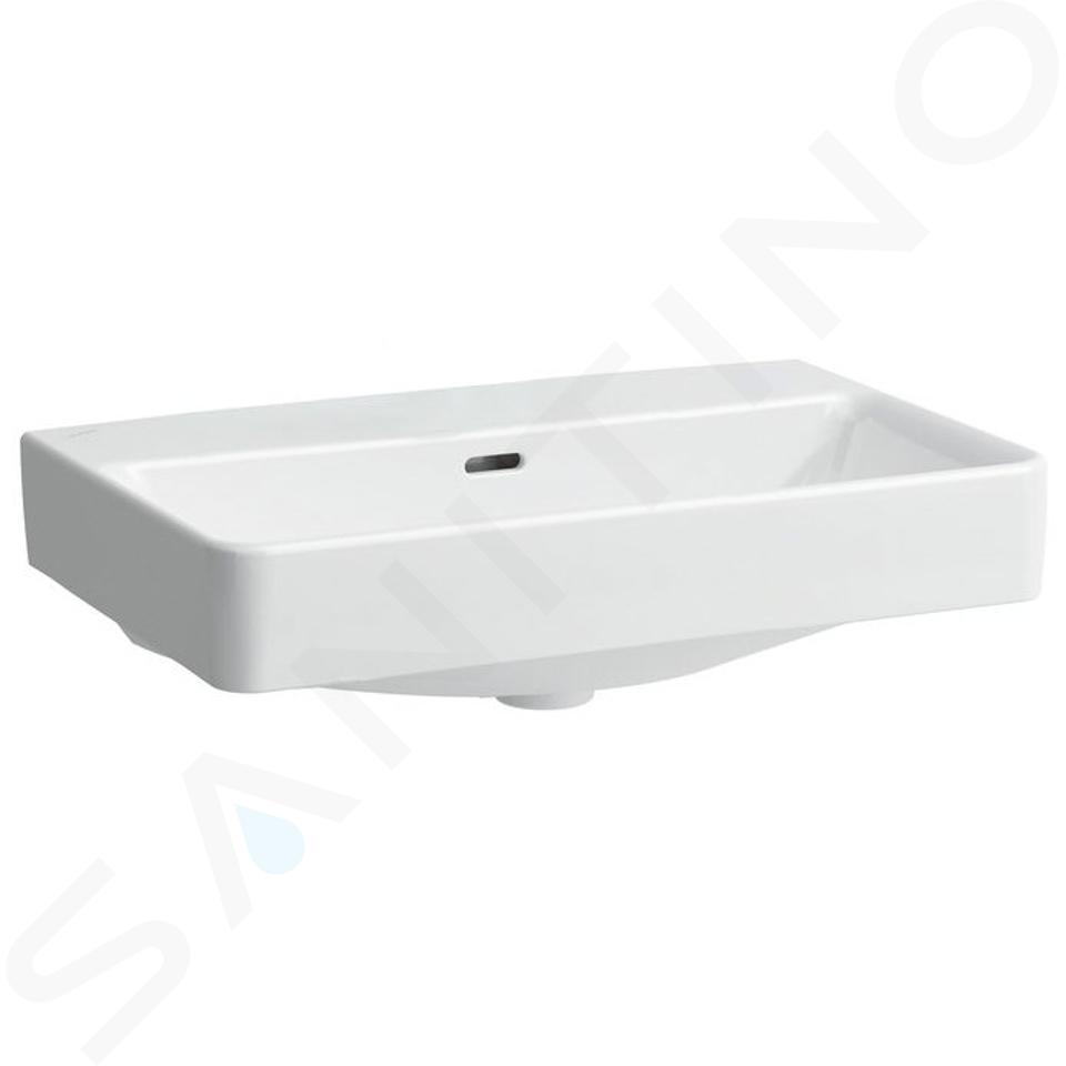 Laufen Pro S - Lavabo Compact, 60x38 cm, sans trou pour robinetterie, blanc H8179590001091