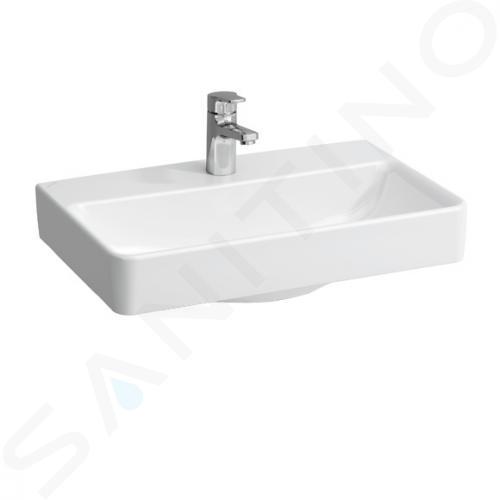 Laufen Pro S - Umywalka kompaktowa 60x38 cm, 1 otwór na baterię, bez przelewu, biała H8179590001561