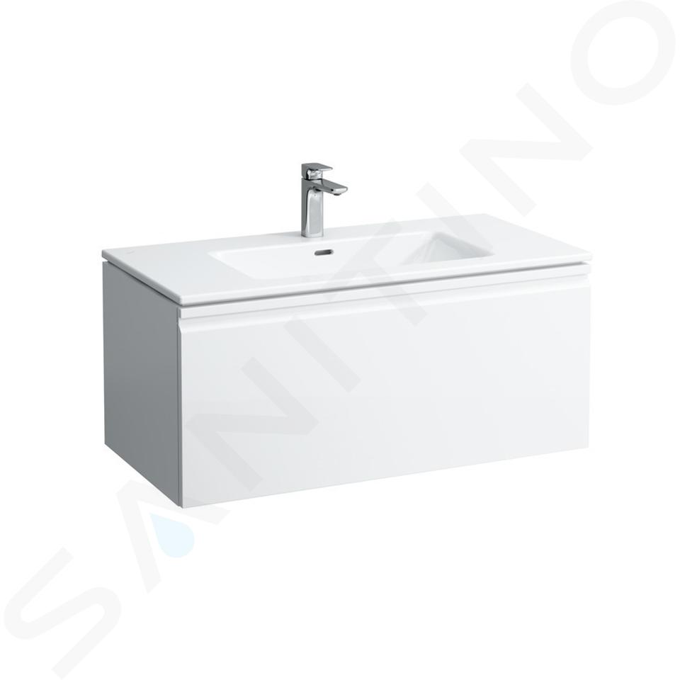 Laufen Pro S - Skříňka s umyvadlem, 1000x500 mm, 1 zásuvka, matná bílá H8609654631041