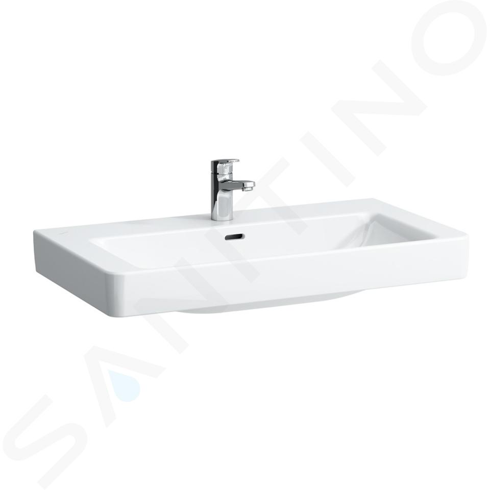 Laufen Pro S - Umywalka 850x460 mm, 1 otwór na baterię, biała H8139650001041