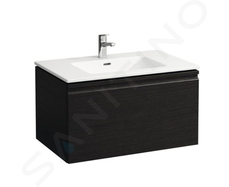 Laufen Pro S - Szafka ze zlewem, 80x50 cm, 1 szuflada, wenge H8609634231041