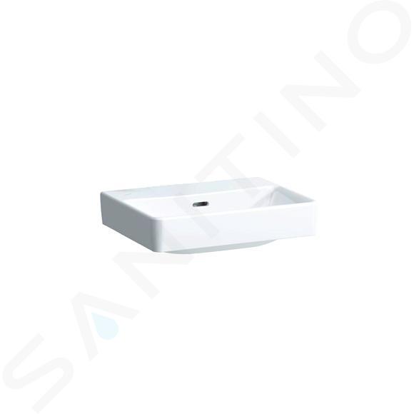 Laufen Pro S - Lavabo, 45x34 cm, senza foro per miscelatore, con LCC, bianco H8169614001091