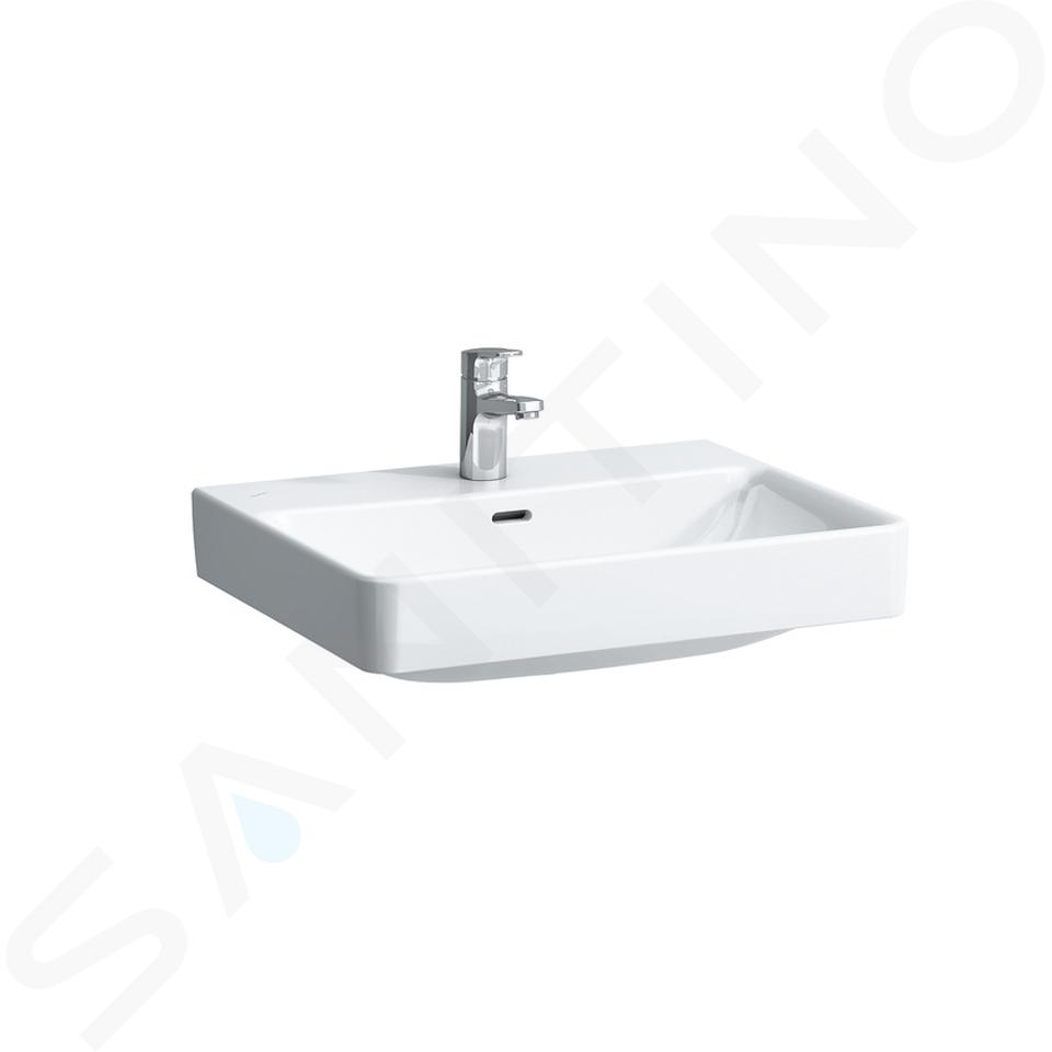 Laufen Pro S - Umywalka 600x465 mm, 1 otwór na baterię, biała H8169630001041