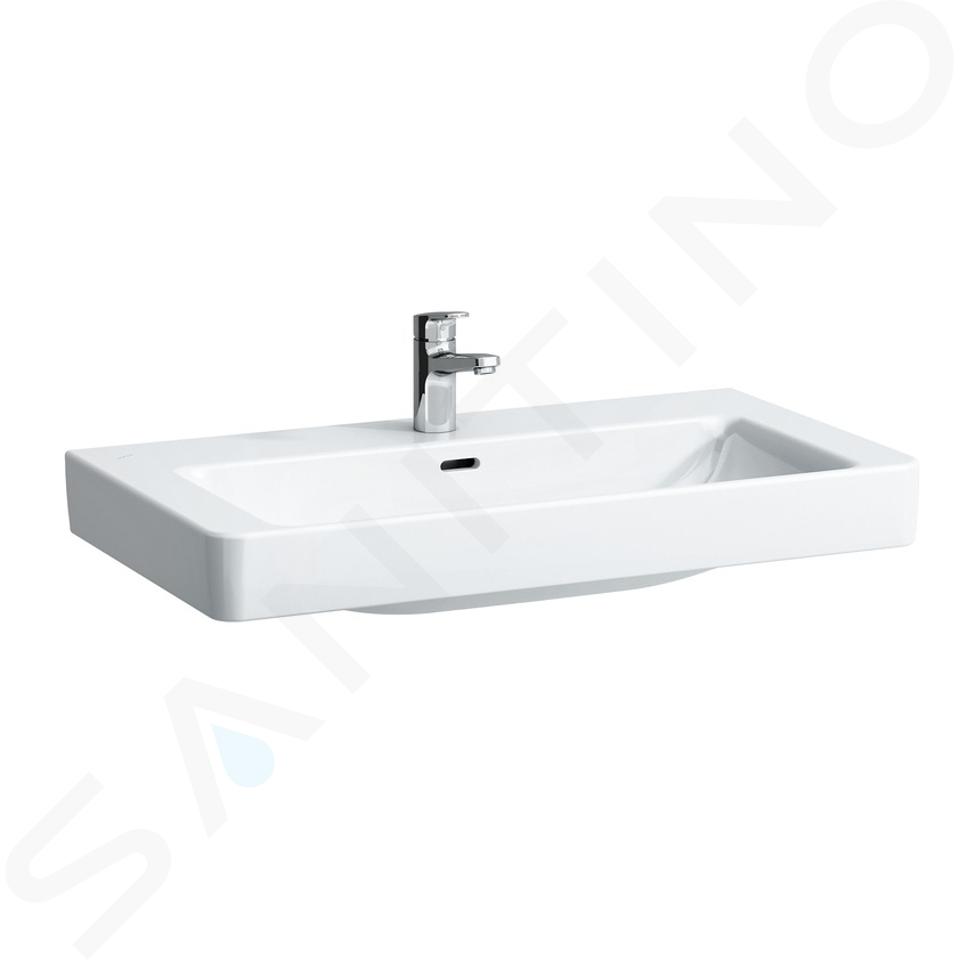 Laufen Pro S - Umywalka 85x46 cm, 1 otwór na baterię, biała H8169650001041