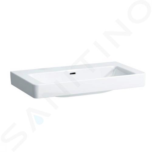 Laufen Pro S - Lavoar, 850x460 mm, fără orificiu pentru baterie, alb H8169650001091