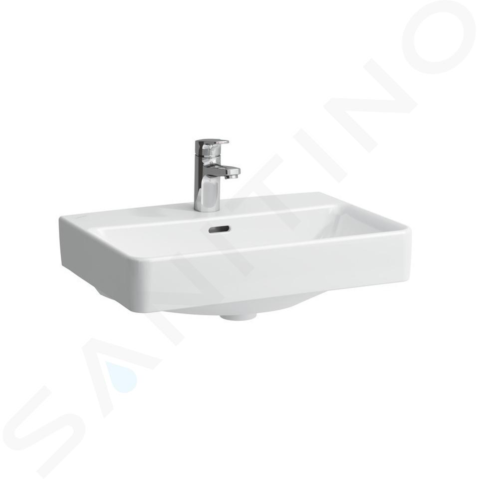 Laufen Pro S - Umywalka 550x380 mm, 1 otwór na baterię, biała H8129520001041