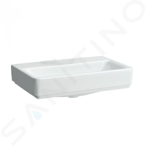 Laufen Pro S - Lavabo 550x380 mm, senza foro per miscelatore, senza sfioratore, bianco H8129520001421