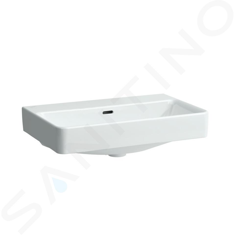 Laufen Pro S - Lavabo 60x38 cm, senza foro per rubinetto, bianco H8129530001091