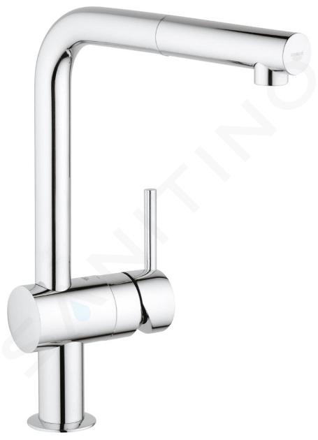 Grohe Minta - Dřezová baterie s výsuvnou koncovkou, chrom 32168000IIJ4