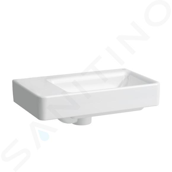 Laufen Pro S - Lave-mains 48x28 cm, sans trou pour robinetterie, blanc H8159550001091