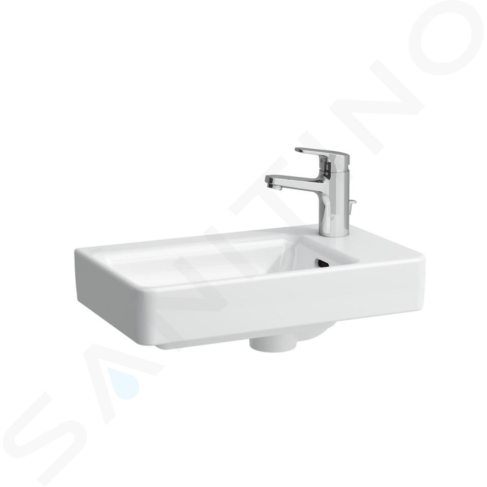 Laufen Pro S - Umywalka 48x28 cm, 1 otwór na baterię po prawej stronie, biała H8159540001041