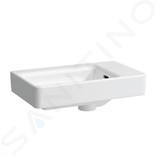 Laufen Pro S - Lave-mains 480x280 mm, sans trou pour robinetterie, blanc H8159540001091