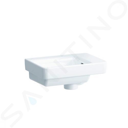 Laufen Pro S - Lave-mains 36x25 cm, sans trou pour robinetterie, blanc H8159600001091