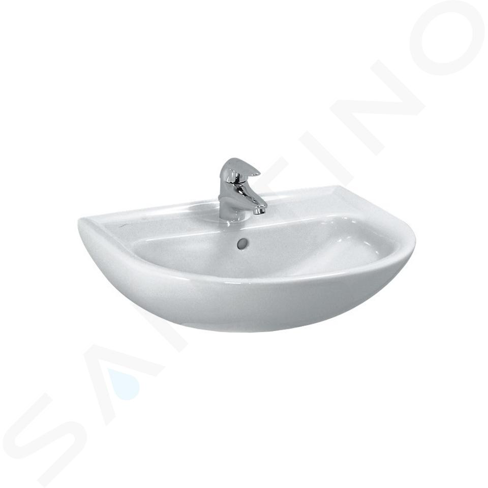 Laufen Pro - Lavabo, 600x480 mm, 1 orificio para la grifería, blanco H8109520001041