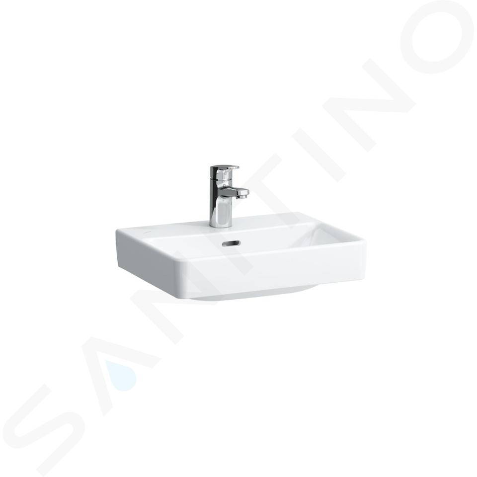 Laufen Pro S - Umywalka 450x340 mm, 1 otwór na baterię, biała H8159610001041