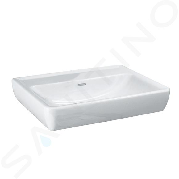 Laufen Pro - Lavabo 600x480 mm, sin orificio para grifo, blanco H8189520001091