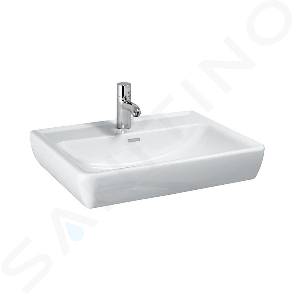 Laufen Pro - Lavabo, 55x48 cm, 1 foro per rubinetto, bianco H8189510001041