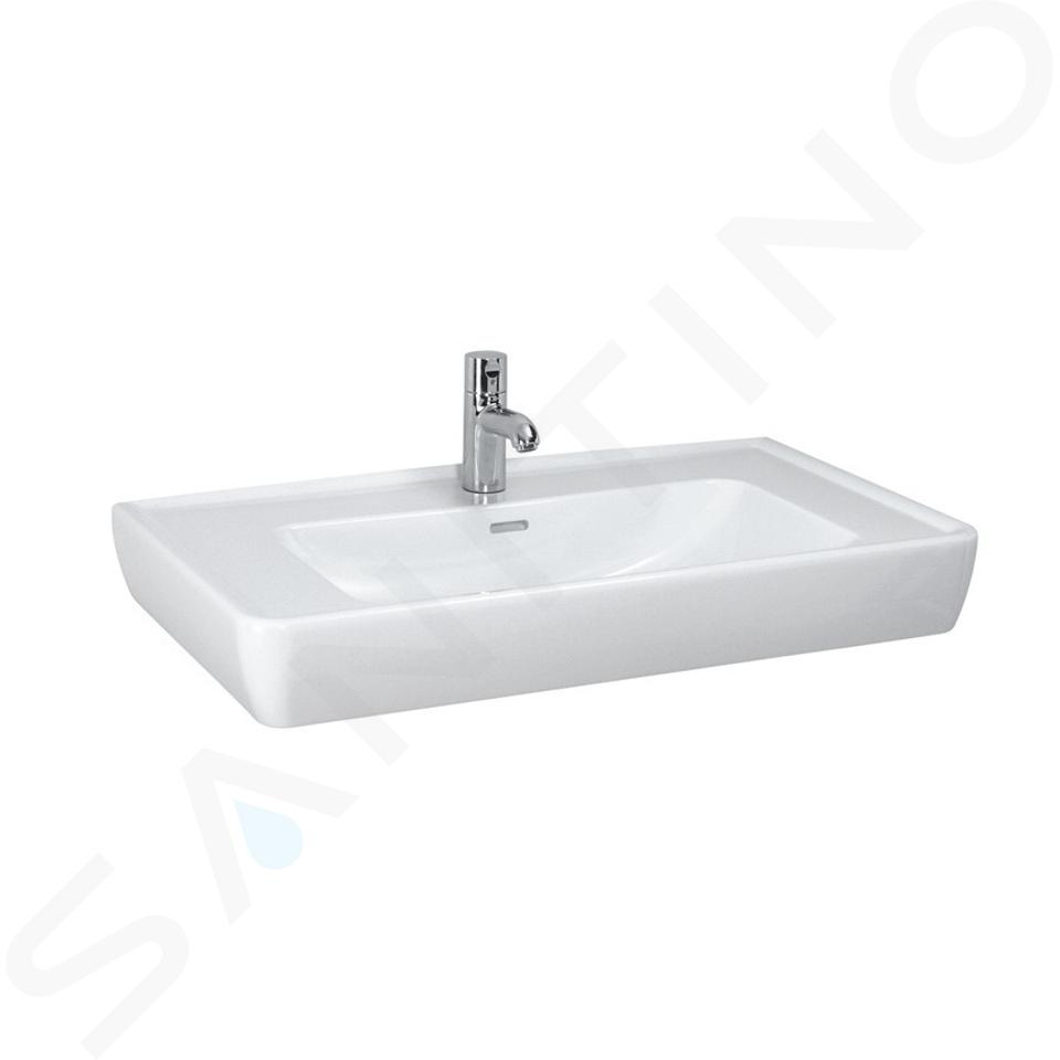 Laufen Pro - Lavabo, 85x48 cm, 1 trou pour robinetterie, blanc H8139560001041