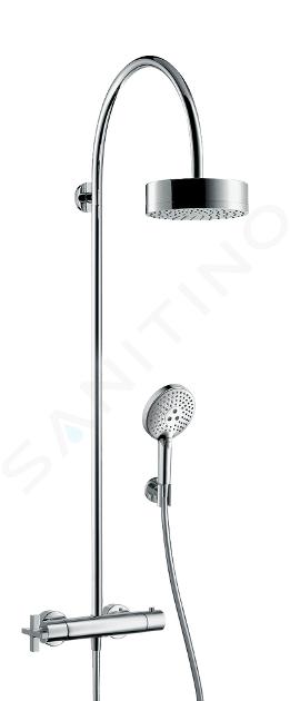 Axor Citterio - Showerpipe-Brausegarnitur mit Thermostat, Chrom 39670000