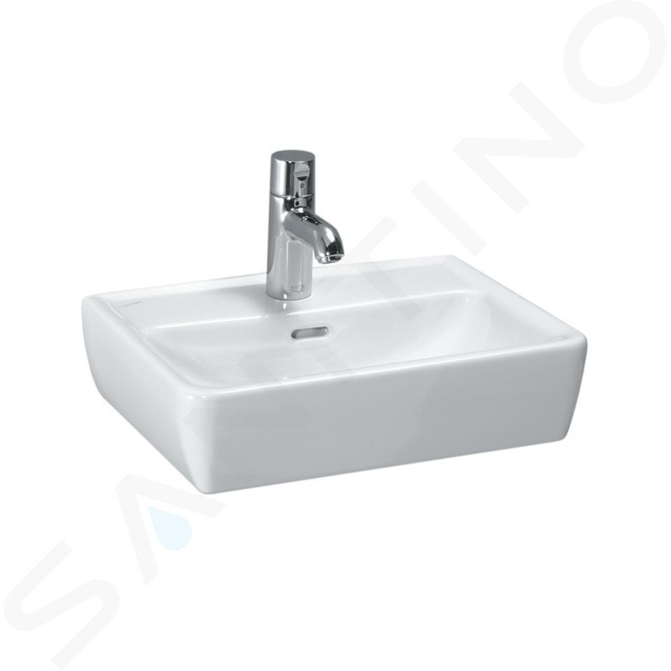 Laufen Pro - Handwaschbecken, 45x34 cm, 1 Hahnloch, weiß H8119520001041