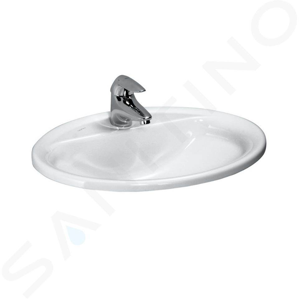 Laufen Pro - Lavabo encastré, 560x440 mm, 1 trou pour robinetterie, blanc H8139510001041