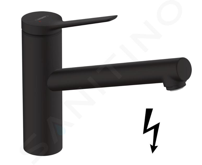 Hansgrohe Zesis M33 - Dřezová baterie, matná černá 74806670