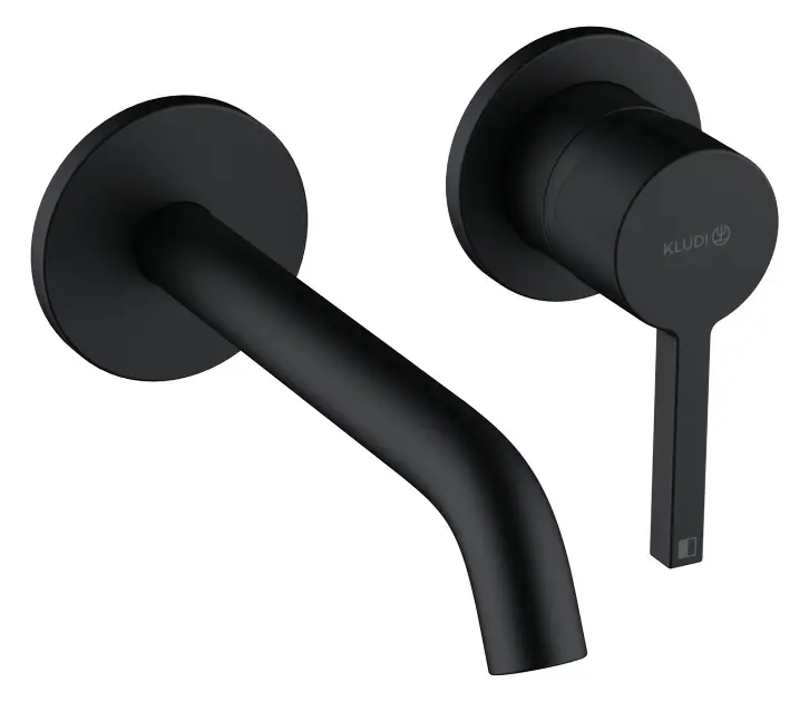 Kludi Nova Fonte - Umyvadlová baterie pod omítku, 2-otvorová instalace, matná černá 202443915