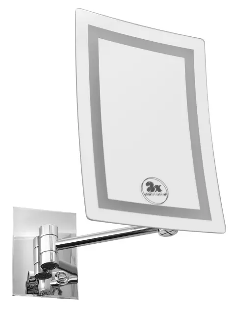 E-shop Sapho - Kozmetické nástenné zrkadlo s LED osvetlením, chróm MW834