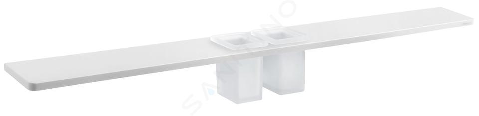 Sapho Abeline - Ablage mit Gläsern, 100 cm, weiß matt AE102-0101-01
