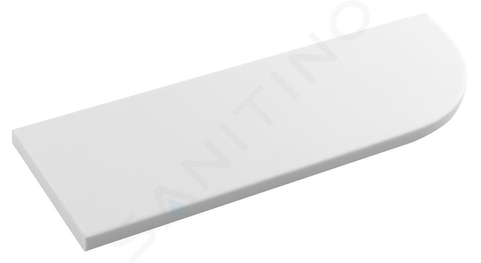 Sapho Abeline - Tablette d'angle, blanc mat AE300-0101