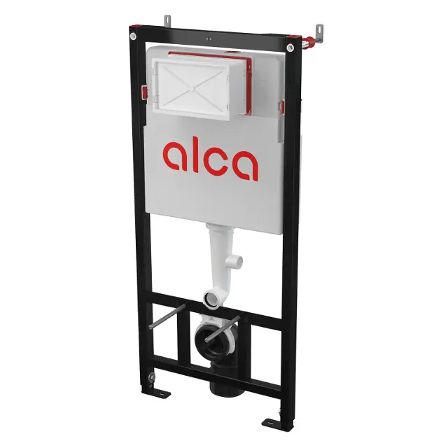 Alcadrain Inbouwreservoirs - Installation murale pour toilettes murales, distributeur de comprimés, hauteur 1,12 m AM121/1120