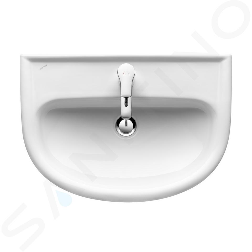 Laufen Pro - Lavabo semi-encastré, 560x440 mm, 1 trou pour robinetterie, blanc H8129510001041