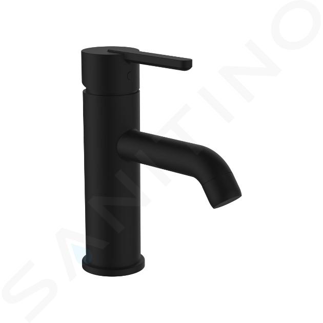 Laufen Lua - Miscelatore Eco+ per lavabo, nero opaco H3110810811101