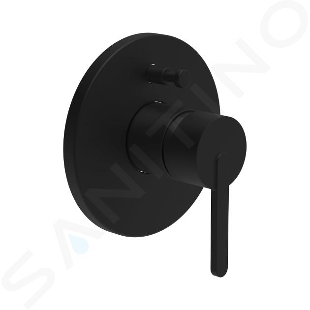 Laufen Lua - Batéria pod omietku, na 2 spotrebiče, matná čierna H3210860810001