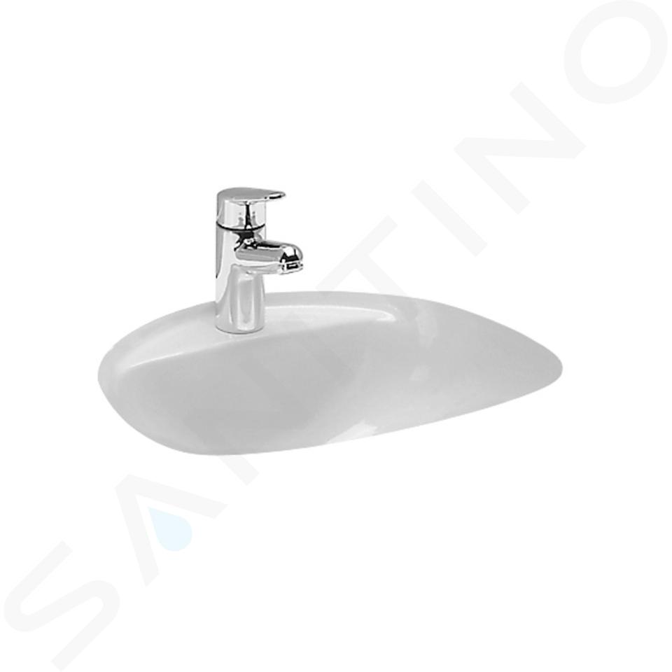 Laufen Bijou - Lavabo da incasso 450x405 mm, con 1 foro per rubinetto, bianco H8112200000001