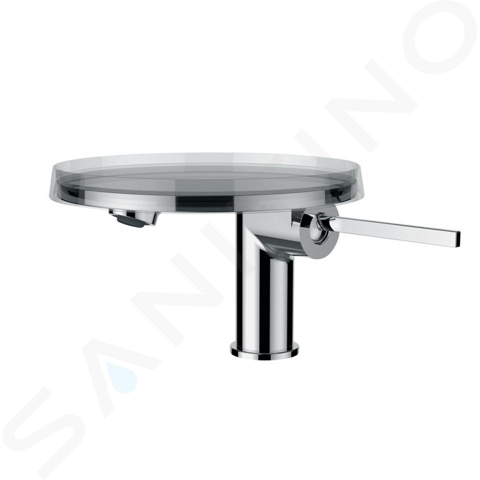 Laufen Kartell - Bateria umywalkowa talerzowa, chrom/przezroczysta H3113310041131