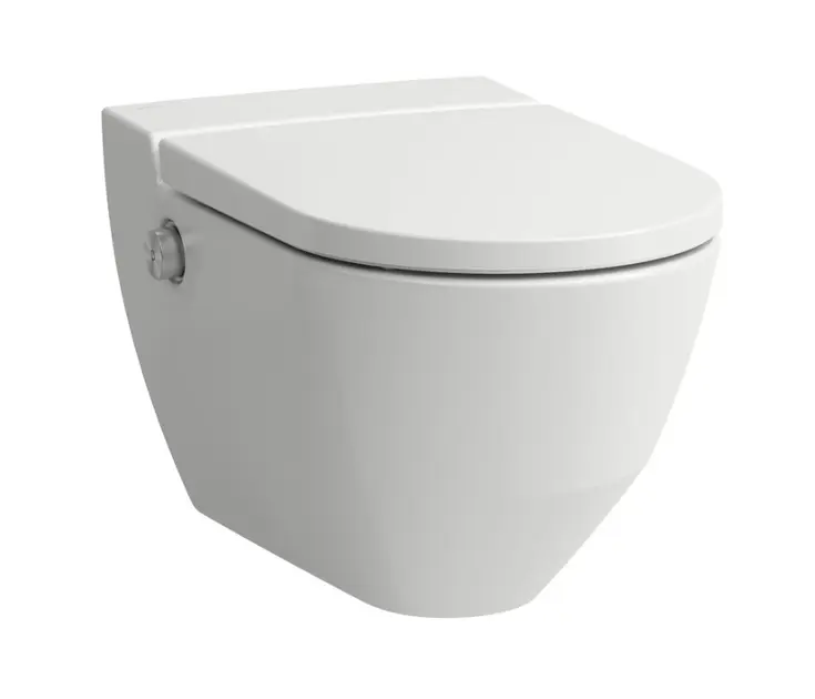 Laufen Cleanet Navia - Bidet elektroniczny z ceramiką, wiszący, Rimless, SoftClose, LCC Active, biały H820601A000001