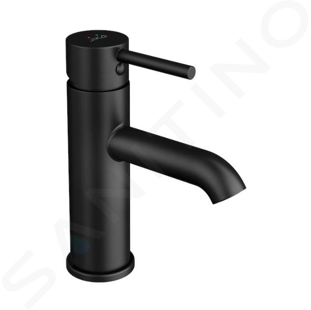 Jika Mio Style - Miscelatore per lavabo, Cold Start, nero opaco H3112F17169101