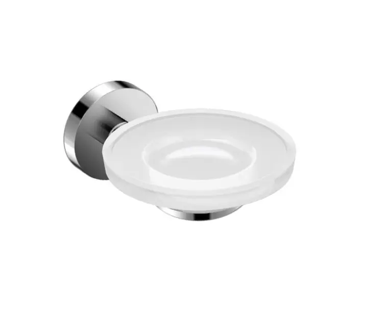 Jika Mio Style - Zeepschaal met houder, glas/chroom H3832F10040001