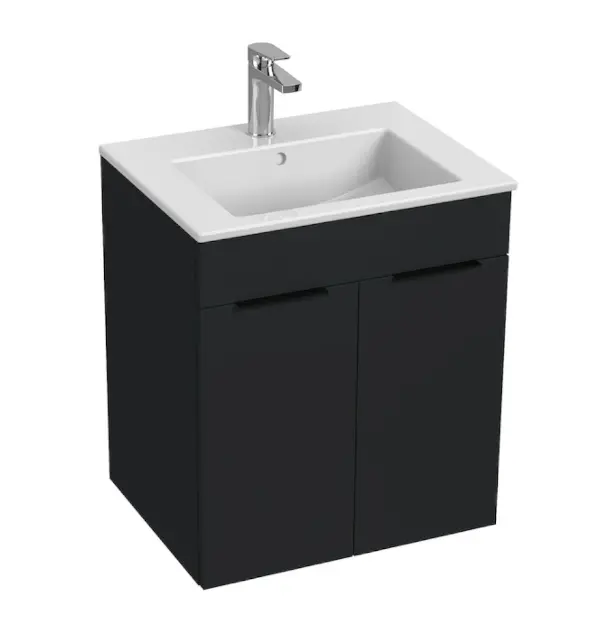 Jika Cube - Waschtisch mit Unterschrank 55x43x61 cm, Anthrazit matt H4536111763521