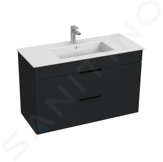 Jika Cube - Meuble avec lavabo 100x43x61 cm, anthracite mat H4536521763521